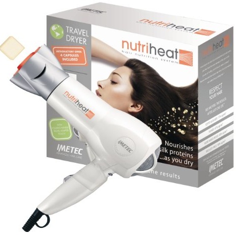 Imetec Nutriheat Travel Hair Dryer 1690