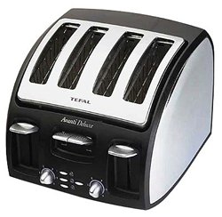 Tefal Polished Avanti 4 Slice Toaster