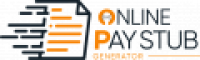 Online Paystub Generator - www.onlinepaystubgenerator.com