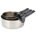 Tefal Compact Set of 3 Stainless Steel Pans