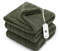 Electric throw blanket