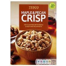 Tesco Maple & Pecan Crisp