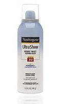 Neutrogena Ultra Sheer, Body Mist SPF 30+