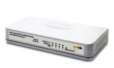 Safecom SBRU-10100 - 4 port Cable Router + Printer Port