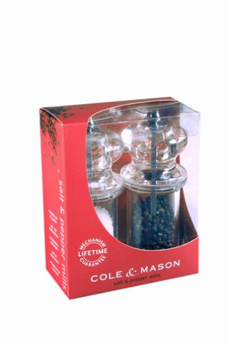 Cole & Mason 505 Acrylic Pepper & Salt Mills