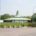 Burtonwood Services, between J8 and J9, M62