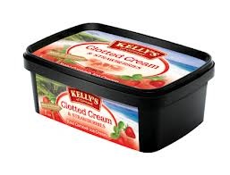 Kelly's  Ice Cream: Strawberries & Clotted Cream